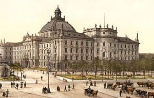 Der Münchner Justizpalast zu Zeiten von Thiersch